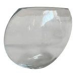 Clear Glass Bubble Bowl Fish Bowl Vase Large 15x12in Wedding Centerpiece VG