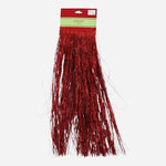 3 Red Christmas Icicles Tinsel Foil Strands Holiday Tree Decoration Fringes NIP