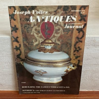 Antiques & Cabinetmakers Journal Nov 1979 Joseph Yolles Vintage Very Good