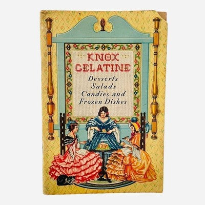 Rare Vintage 1933 Knox Gelatine Recipe Cookbook Booklet 55 Pages Desserts Salads