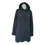 Kristen Blake Women’s Hooded Jacket Parka Raincoat Black Size M