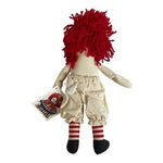 Blank Craft Doll Raggedy Ann Style Red Yarn Hair 10" DIY Decorate Yourself  Unfi
