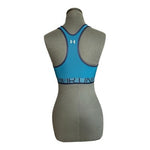 Under Armour Women’s Blue Teal Racerback Sports Bra Activewear Size S