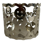 Slatkin & Co Bath & Body Works Gingerbread Man 3-Wick Candle Holder Sleeve 4" VG
