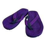 Lands' End Purple Terry Cloth Flip Flop Sandals Women’s Size 9 New