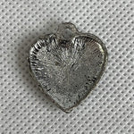 Vintage Silver Filigree Heart Charm Pendant Ornate Jewelry Collectible 0.75”x1”