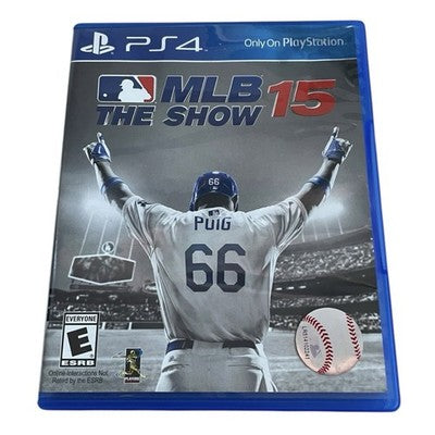 MLB 15 The Show PS4 Sony San Diego Studio Yasiel Puig CIB Complete VG Condition
