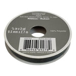 Celebrate It Ribbon Bow-tique Black Glitter Ribbon 3/8 In x 3 Yd New