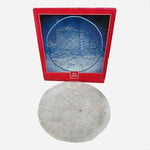 HOME FOR THE HOLIDAYS 15" Crystal Platter Christmas Tree Carolers Decoration NIB