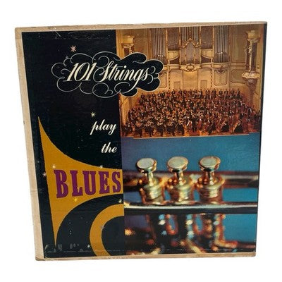 101 Strings Play The Blues LP Vinyl 1958 Somerset P-5800 Mono Blues