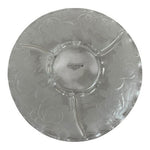 Vintage Home Beautiful Rose Glass Divided Relish Tray Japan Platter NIB