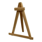 Small Wood Tabletop Easel Sign Stand Wedding Table Number Display Holder 8" VG