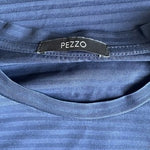 Pezzo Mens M Navy Filoscozia Cotton T-Shirt Made in Italy VG