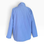 Lands End Womens Periwinkle Blue Full Zip Fleece Lined Jacket Size M 10-12 VG