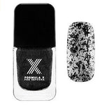 SEPHORA FORMULA X Effects Top Coat Nail Polish BLAST OFF Black Grey New