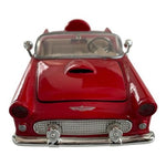 Vintage Motor Max 1956 Ford Thunderbird Convertible 1:24 Red Diecast Model Car