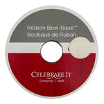 Celebrate It Ribbon Bow-tique Black Glitter Ribbon 3/8 In x 3 Yd New