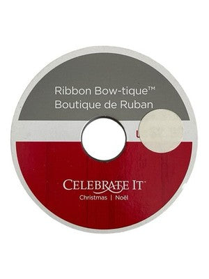 Celebrate It Ribbon Bow-tique Black Glitter Ribbon 3/8 In x 3 Yd New