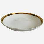 Vintage Aristocrat Arita Yaki Japan Majestic Gold Trim Pasta Plates Set of 5 EXC