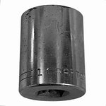 Craftsman 1" Shallow Socket 1/2" Drive 12-Point Black Oxide USA Made Vintage G