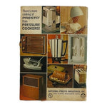 Rare Vintage '71 Presto Pressure Cooker Instructions Cooking Time Tables Booklet