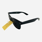 Goson Eyewear Retro Black Gloss Frame UV400 Protection Sunglasses NWT