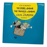 Story of Babar Travels of Babar Vinyl LP Louis Jourdan Caedmon Kids M VG+