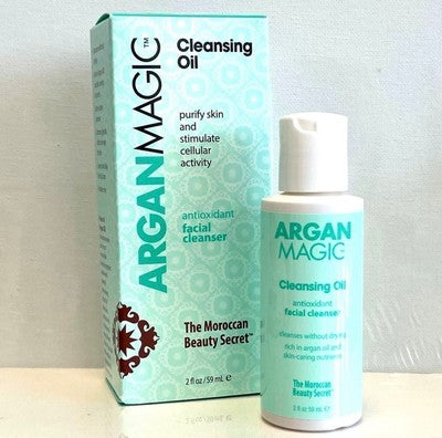 Argan Magic Cleansing Oil Antioxidant Facial Cleanser 2 fl oz New in Box