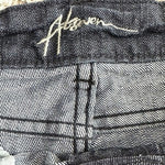Atgaven Dark Blue Denim Super Skinny Ankle Jeans Rhinestone Embroidered Sz 11 VG