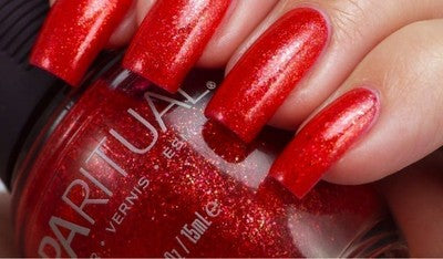 SpaRitual Nail Polish INTENTION Vegan Nail Lacquer Red Full Size 0.5 fl. oz New