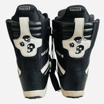 Burton Ruler Smalls Youth Snowboard Boots Black White Skull Imprint1 US 4 EUR 35