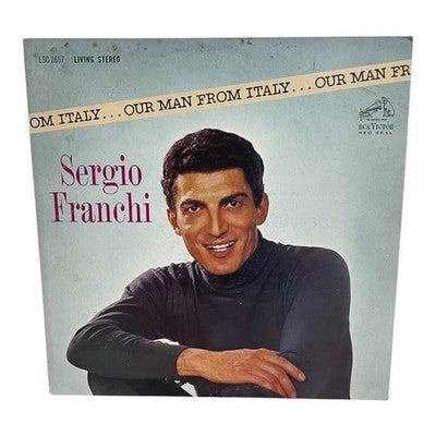 Sergio Franchi Our Man From Italy LP 1963 RCA Victor Red Seal Stereo VG+
