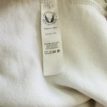 ASRV Men's White Tech-Terry Training Hoodie Water-Repellent Pullover Size XS VG