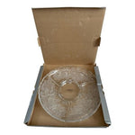 Vintage Home Beautiful Rose Glass Divided Relish Tray Japan Platter NIB