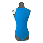 Cyanstyle Blue Soft Dance Gymnastics Leotard Bodysuit Swimsuit Size S NWT