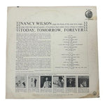 Nancy Wilson Today Tomorrow Forever Vinyl LP Capitol Stereo Jazz Vocal VG G+