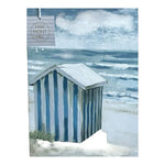 Marmont Hill Striped Ocean Beach Hut Wrapped Canvas Wall Art 17x26 NWT