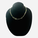 Magnetic Hematite Wrap Necklace Bracelet Green Crystal Beads New In Box