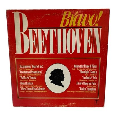 Beethoven ‎– Bravo! Beethoven 1979 Turnabout TV 34803 Vinyl LP Classical