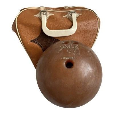 Vintage Brunswick Galaxie 300 Bowling Ball & Bag Set C6R88929