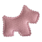 Pink Polka Dot Scottie Dog Padded Patch Applique Handmade New Handmade
