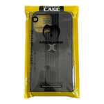 Mosafe Cloth Texture Phone Case iPhone 12 6.7" Grey Black Striped Design Protect
