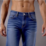 Oxbow Men’s Slim Fit Jeans Denim Blue Embroidered Pockets Size 28 VG