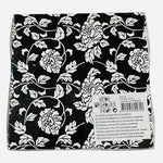 Black Ivory Damask Floral Tin Candles Set of 4 Amsterdam Decorative NIB