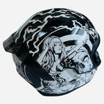 Icon Airflite Pleasuredome Redux Full Face Motorcycle Helmet DOT Certified VG