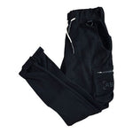 ASRV Cargo Joggers Black Velvet Tapered Slim Fit Men's Size S Multi-Pocket VG