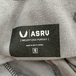 ASRV Men’s Grey Camo Tech Joggers Athletic Fit Zipper Pockets Size S