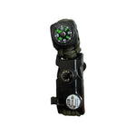 SOS LED Paracord Survival Bracelet Compass Thermometer Nylon Good Condition