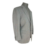 John Williams Men's Classic Fit Suit Jacket & Pants Set L Grey Wool Blend EXC