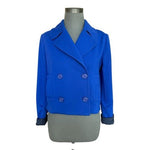 Bailey 44 Womens Peacoat Jacket Size M Cobalt Blue Cropped USA  VG
